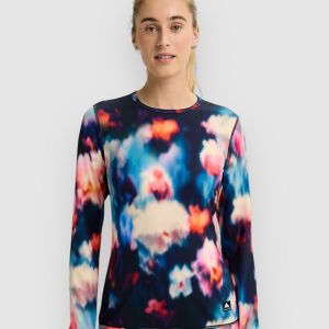 Prezzi Burton midweight crew base layer top floral blur