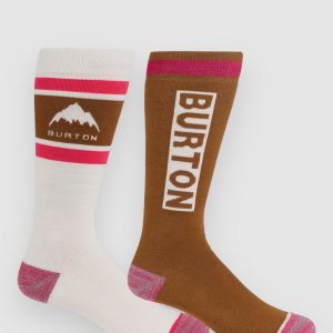 Prezzi Burton weekend midweight 2pk tech socks chestnut brown