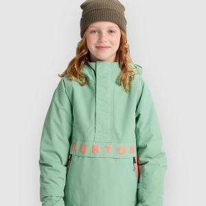 Prezzi Burton frostner kids anorak soft sage / peacho