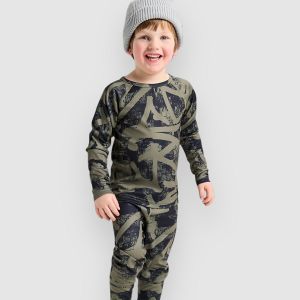 Prezzi Burton lightweight kids base layer suit forest city streets
