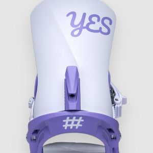 Prezzi Yes conda 2026 snowboard bindings it / s white
