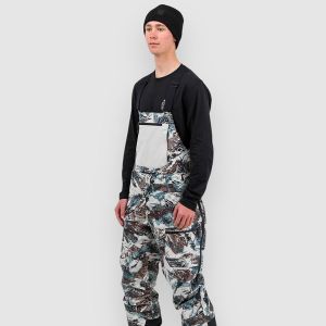 Prezzi Jones snowboards mtn surf rec bib pants peak camo