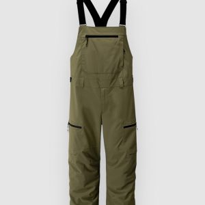 Prezzi Jones snowboards mtn surf rec bib pants moss green