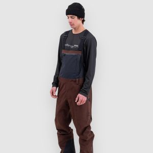 Prezzi Jones snowboards shralpinist str rec bib pants coffee brown