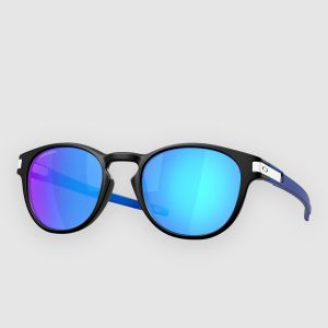 Prezzi Oakley latch matte black sunglasses prizm sapphire