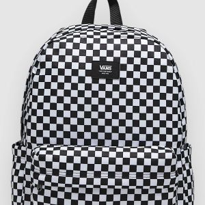 Prezzi Vans old skool check backpack black / white
