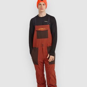Prezzi O'neill o\'neill fwc\'peak bib pants bonfire colour block