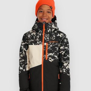 Prezzi O'neill o\'neill fwc\'cruz triple kids jacket black / beige quarry