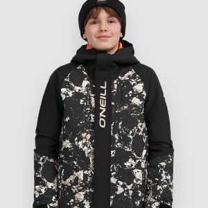Prezzi O'neill o\'neill fwc\'play kids jacket black / beige quarry