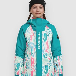 Prezzi O'neill o\'neill fwc\'play kids jacket white cluster