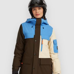 Prezzi O'neill o\'neill fwc\'peak pro jacket blue poppy colour block