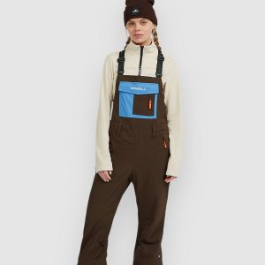 Prezzi O'neill o\'neill fwc\'peak bib pants coffee bean colour block