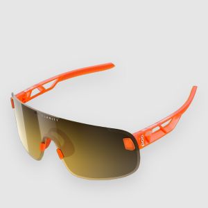 Prezzi Poc elicit fluo. orange translucent sunglasses clarity rd / prtly sny gld