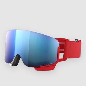 Prezzi Poc nexal mid rouge/blanc goggle partly sunny blue
