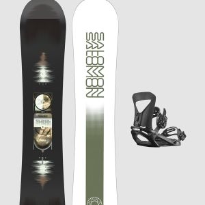 Prezzi Salomon pulse + pact black m 2026 snowboard set uni