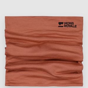 Prezzi Mons royale merino double up 100% neck warmer canyon rose
