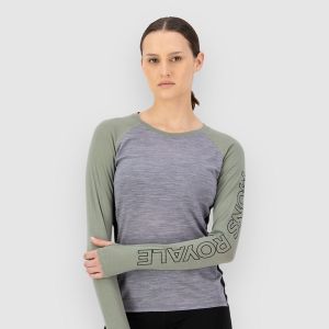Prezzi Mons royale bella merino base layer top willow