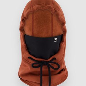Prezzi Mons royale merino decade fleece hood sienna