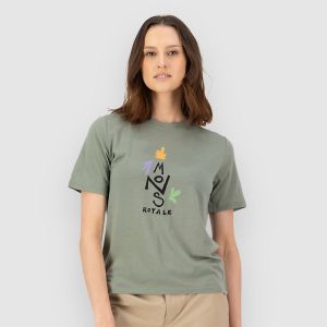 Prezzi Mons royale icon merino tech tee willow