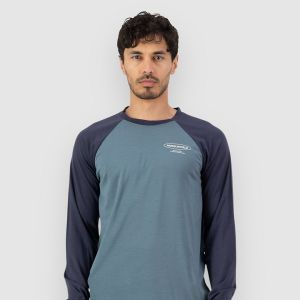 Prezzi Mons royale icon merino raglan base layer top goblin blue / midnight