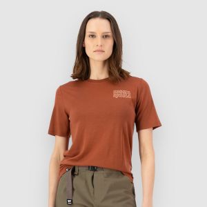 Prezzi Mons royale icon merino tech tee sienna