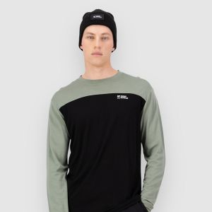 Prezzi Mons royale yotei merino base layer top willow / black
