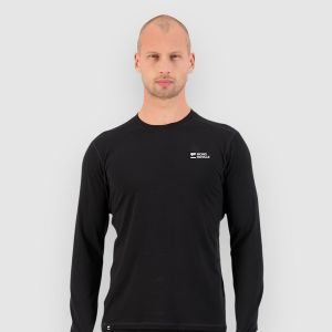 Prezzi Mons royale cascade merino base layer top black