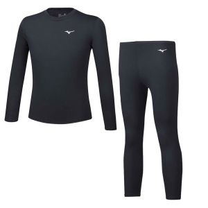 Prezzi Mizuno maglia manica lunga+calzamaglia breath thermoÂ® bambino