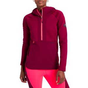 Prezzi Burton felpa mezza zip con cappuccio multipath donna