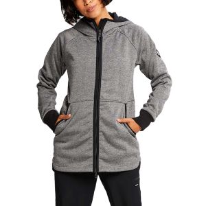 Prezzi Burton felpa full zip con cappuccio minxy donna