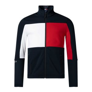 Prezzi Tommy hilfiger sottotuta full zip global stripe