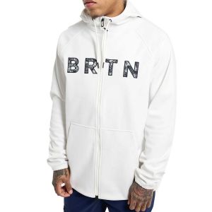 Prezzi Burton felpa full zip con cappuccio crown weatherproff