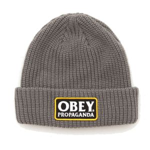 Prezzi Obey beanie demaged basic