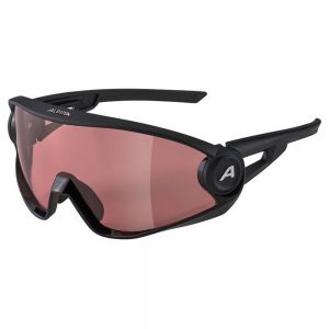 Prezzi Alpina snow 5w1ng q+cm mirror sunglasses nero quattroflex+varioflex blue mirror/cat3 hydrophobic