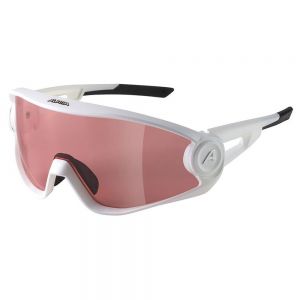 Prezzi Alpina 5w1ng q+cm mirror sunglasses bianco quattroflex+varioflex red mirror/cat3 hydrophobic