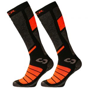 Prezzi Sinner pro ii socks 2 pairs arancione,nero eu 36-38 uomo