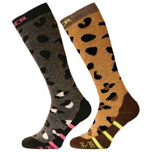 Prezzi Sinner placed animal socks 2 pairs marrone,grigio eu 39-41 donna