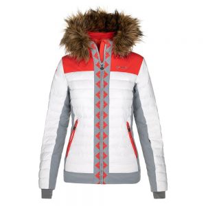 Prezzi Kilpi taurel 2020 jacket rosso,bianco 34 donna