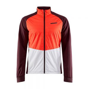 Prezzi Craft adv storm jacket rosso,bianco,arancione xl uomo