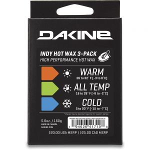 Prezzi Dakine indy hot wax 3 pack arancione