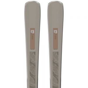 Prezzi Salomon s/max sx+m10 gw l80 alpine skis woman marrone 167