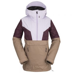 Prezzi Volcom mirror pullover shell jacket marrone xs donna