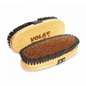 Prezzi Vola oval bras/horsehair brush oro