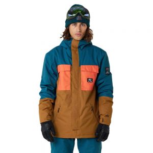 Prezzi Rip curl pinnacle 10k/10k jacket verde,marrone l uomo