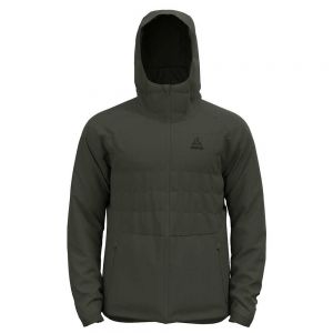 Prezzi Odlo ascent s-thermic hooded jacket verde m uomo