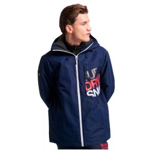 Prezzi Superdry ski freestyle core jacket blu l uomo