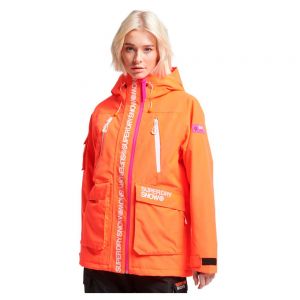 Prezzi Superdry ski ultimate rescue jacket arancione 2xs donna