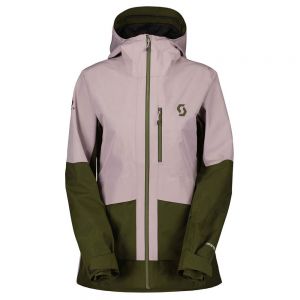 Prezzi Scott vertic goretex 2l jacket verde,rosa s donna