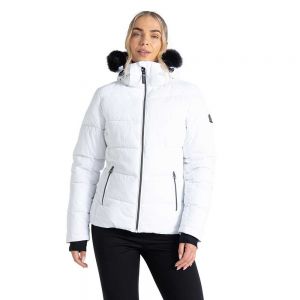 Prezzi Dare2b glamorize iv hood jacket bianco 14 donna