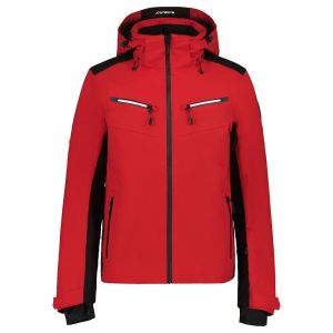 Prezzi Icepeak farwell jacket rosso 50 uomo